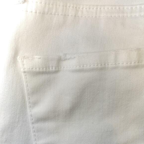 Articles of Society Jeans Women Size 27 White Distressed Mid Rise Frayed Hem - Picture 16 of 16